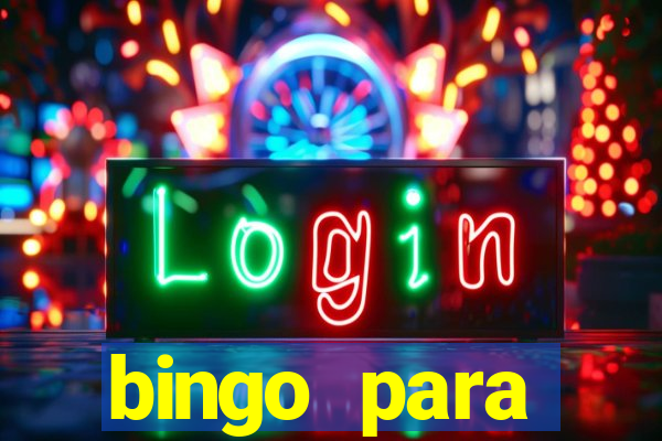 bingo para despedida de solteira para imprimir